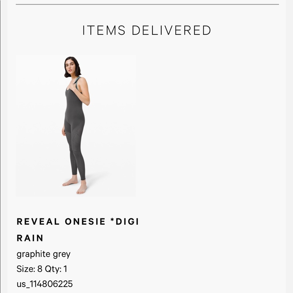 Lululemon Reveal Onesie